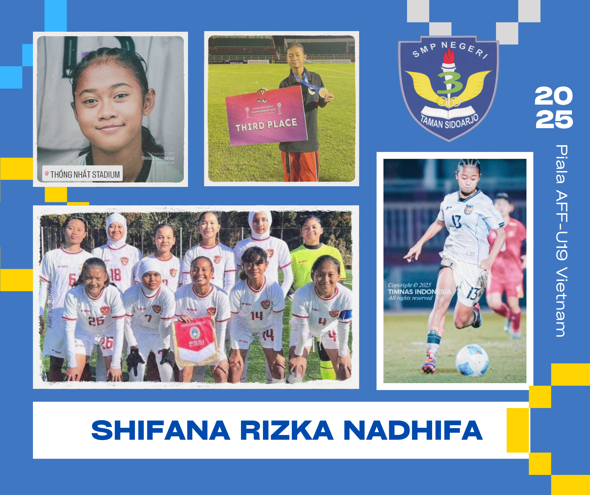 JUARA 3 PIALA AFF-U19 2025 DI Ho Ci Minh Vietnam